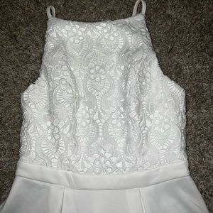 Pretty White tank dress from Franchesca’s